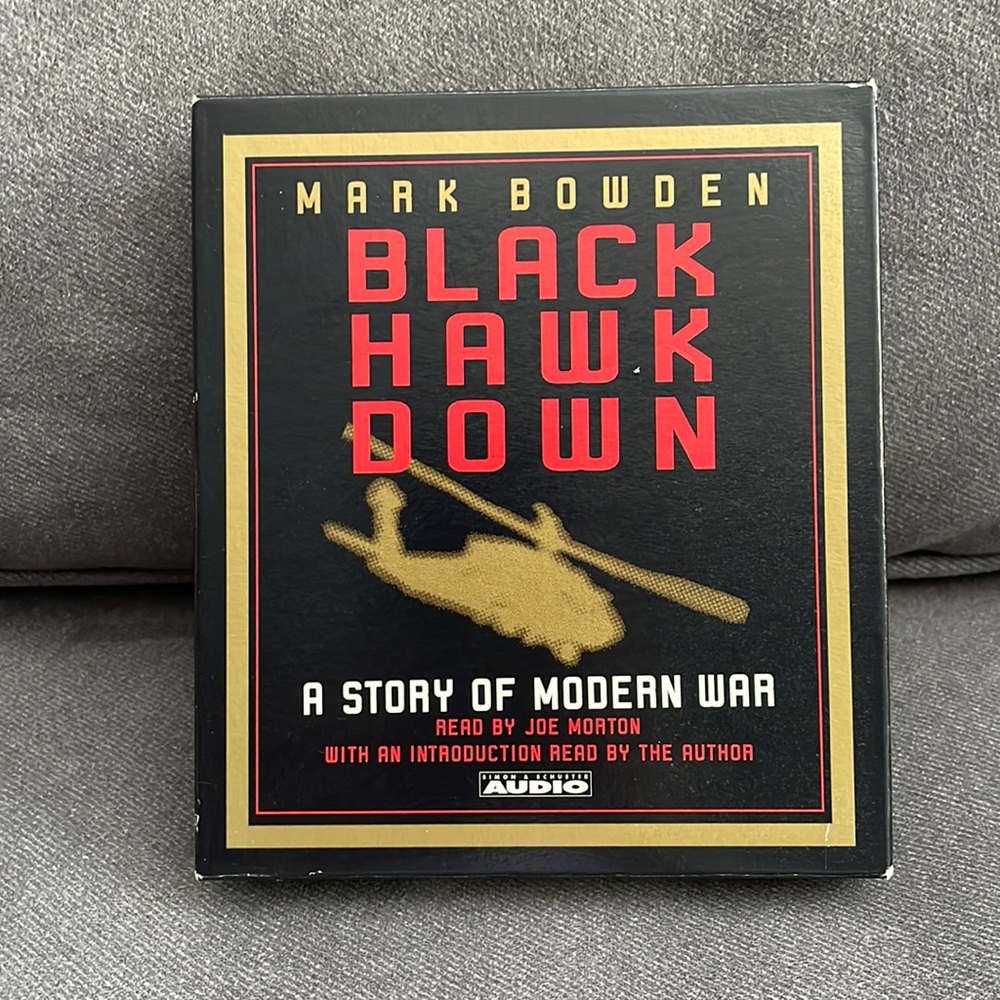 NWT.  Black Hawk Down.  A story of Modern War